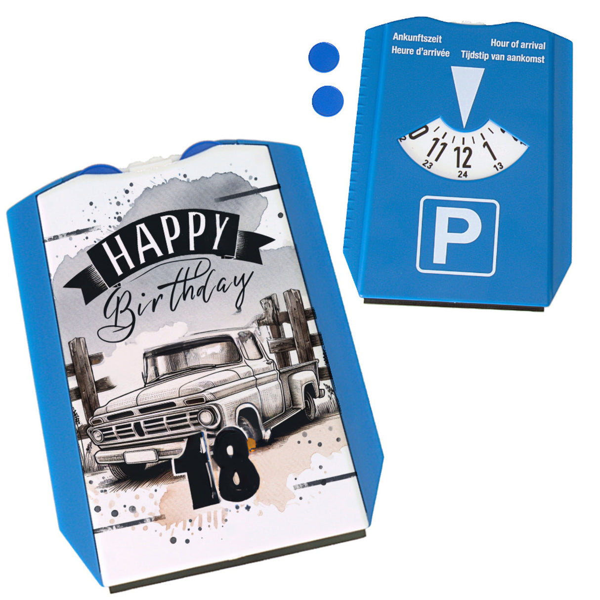 Happy Birthday 18 Auto Parkscheibe