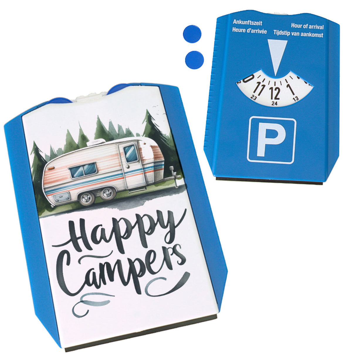 Happy Campers Wohnwagen Parkscheibe