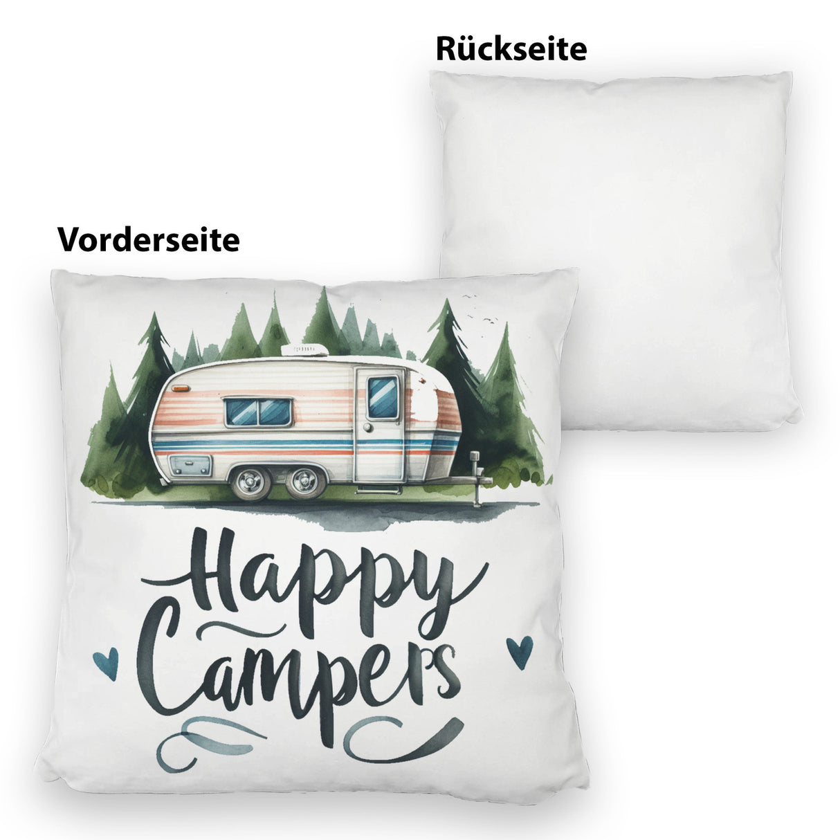 Happy Campers Wohnwagen Kissen