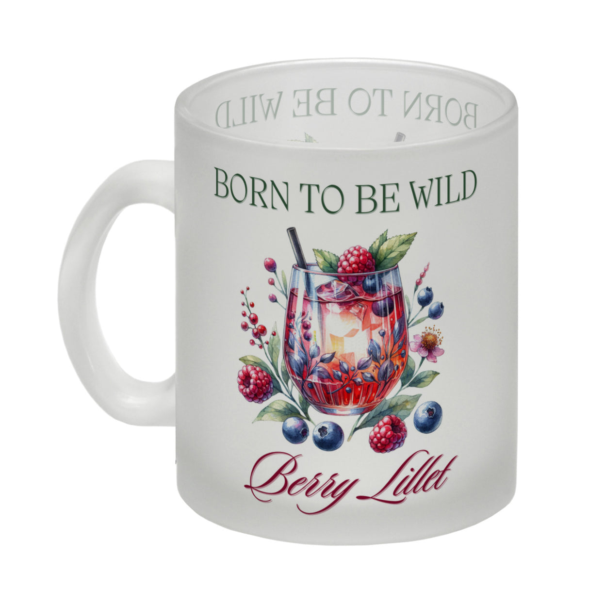 Wild Berry Lillet Kaffeebecher mit Spruch Born to be wild Berry Lillet