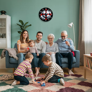 Fußball Englische Flagge Wanduhr