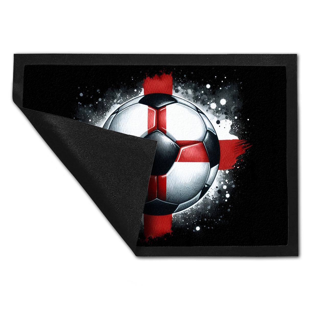 Fußball Englische Flagge Fußmatte in 35x50 cm