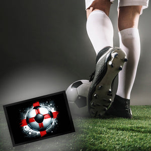 Fußball Englische Flagge Fußmatte in 35x50 cm