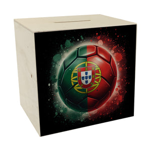 Fußball Portugal Flagge Spardose