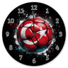 Fußball Türkei Flagge Wanduhr