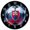 Fußball Slowakei Flagge Wanduhr