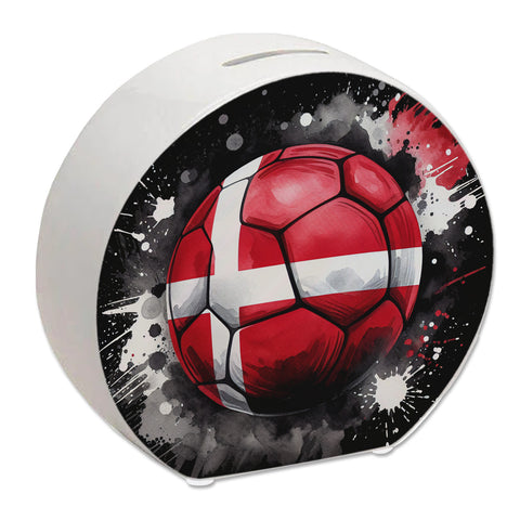 Fußball Dänemark Flagge Spardose