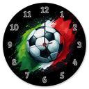 Fußball Italien Flagge Wanduhr