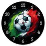 Fußball Italien Flagge Wanduhr