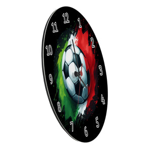 Fußball Italien Flagge Wanduhr