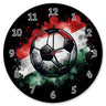 Fußball Ungarn Flagge Wanduhr