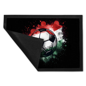 Fußball Ungarn Flagge Fußmatte in 35x50 cm
