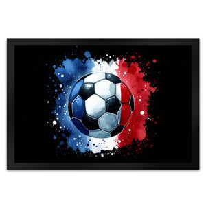 Fußball Frankreich Flagge Fußmatte in 35x50 cm