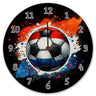 Fußball Niederlande Flagge Wanduhr