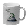 Griesgrämiger Frosch Kaffeebecher mit Spruch Go away, Monday!