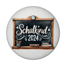 Schulkind 2024 Magnet rund