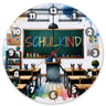 Schulkind Wanduhr