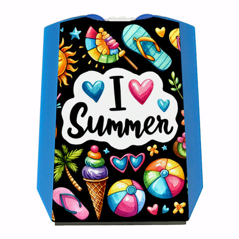 Endlich Sommer Parkscheibe mit Spruch I love Summer