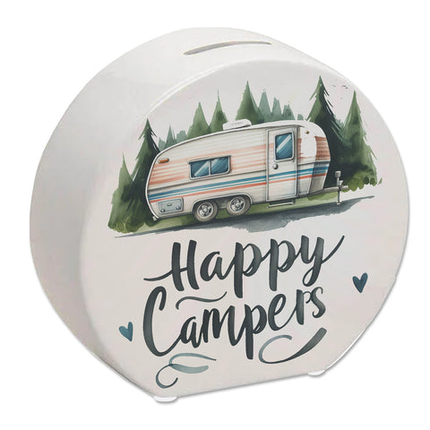 Happy Campers Wohnwagen Spardose