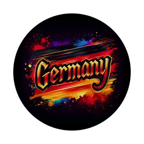 Germany Deutschlandflagge Magnet rund