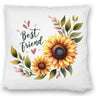 Beste Freundin Sonnenblume Kissen mit Spruch Best friend