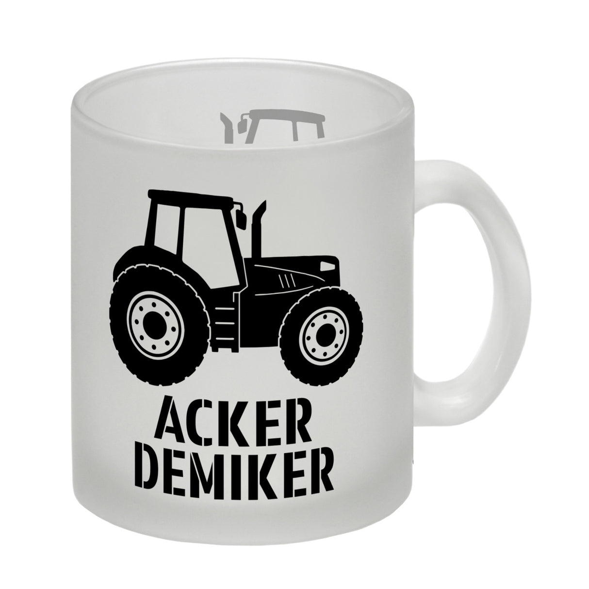 Traktor Kaffeebecher mit Spruch Ackerdemiker