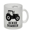 Traktor Kaffeebecher mit Spruch Ackerdemiker