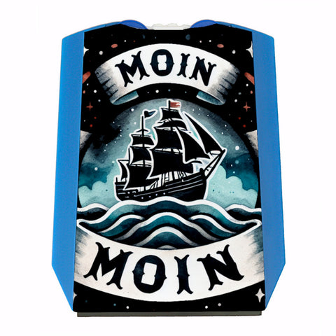 Segelschiff Moin Moin Parkscheibe