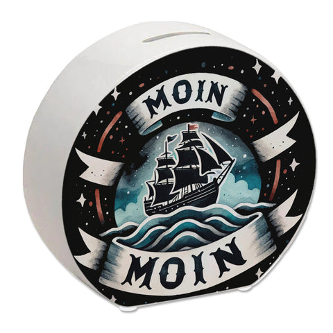 Segelschiff Moin Moin Spardose
