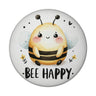 Biene Bee Happy Magnet rund