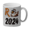 Ente mit Sonnenbrille Kaffeebecher mit Spruch Rente 2024