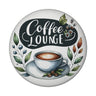 Coffee Lounge Magnet rund