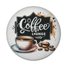 Coffee Lounge Magnet rund