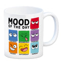 Emotionen Kaffeebecher mit Spruch Mood of the Day