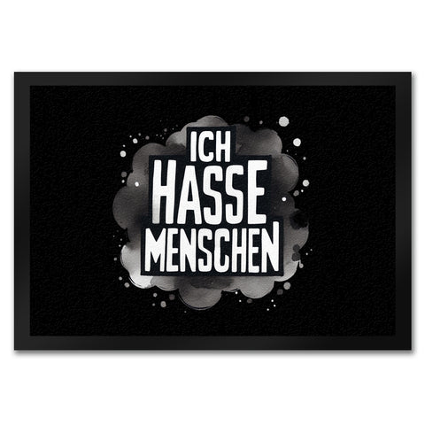 Ich hasse Menschen Fußmatte in 35x50 cm