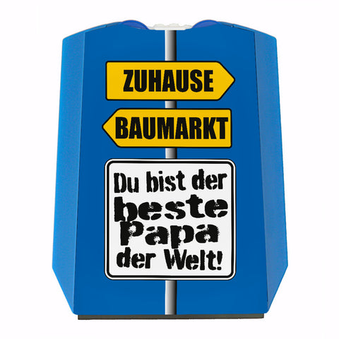 Der beste Papa der Welt Parkscheibe mit Spruch Zuhause und im Baumarkt