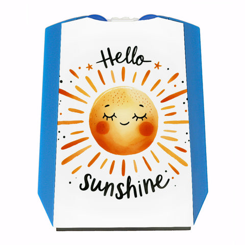 Sonne Freundschaft Parkscheibe mit Spruch Hello sunshine