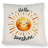 Sonne Freundschaft Kissen mit Spruch Hello sunshine