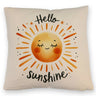 Sonne Freundschaft Kissen mit Spruch Hello sunshine