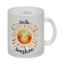 Sonne Freundschaft Kaffeebecher mit Spruch Hello sunshine