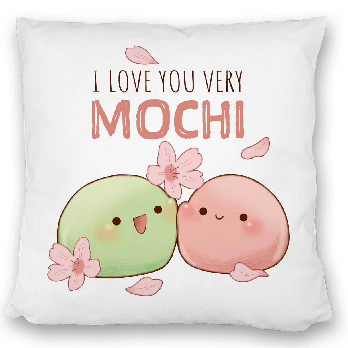 Mochi Paar Kissen mit Spruch I love you very Mochi