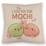 Mochi Paar Kissen mit Spruch I love you very Mochi