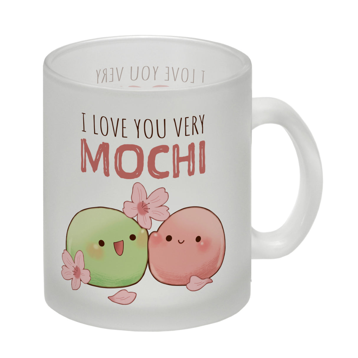 Mochi Paar Kaffeebecher mit Spruch I love you very Mochi