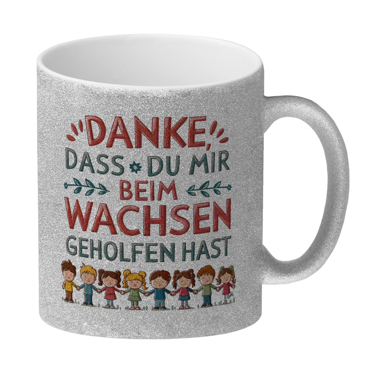 Danke, dass du mir beim Wachsen geholfen hast Kaffeebecher