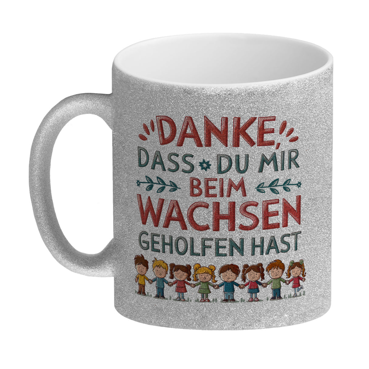 Danke, dass du mir beim Wachsen geholfen hast Kaffeebecher