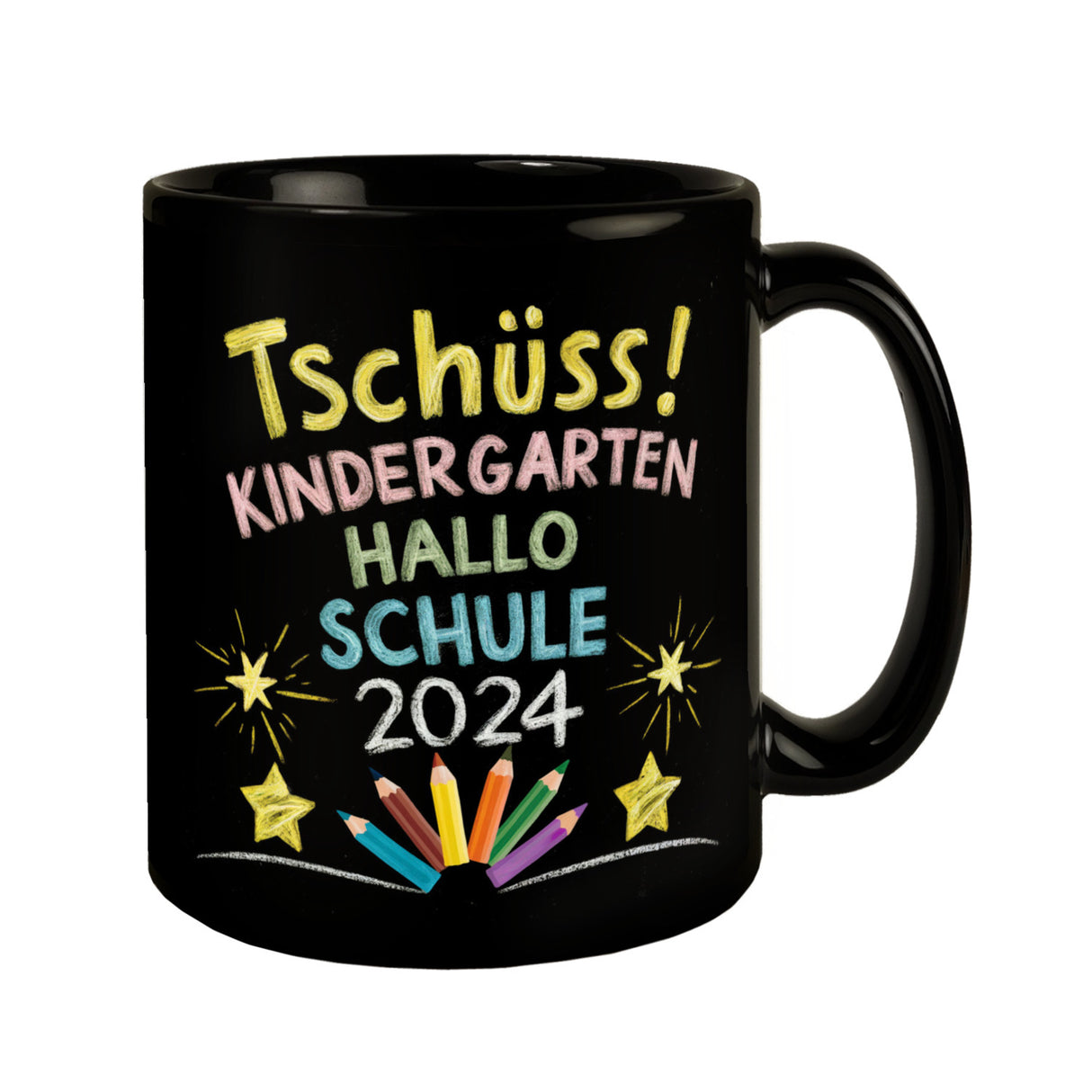 Tschüss Kindergarten Hallo Schule 2024 - Tasse