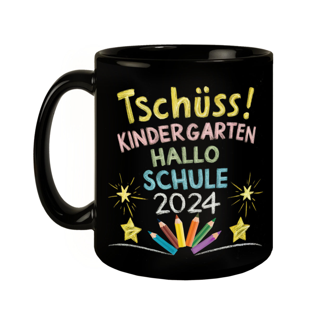 Tschüss Kindergarten Hallo Schule 2024 - Tasse