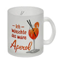 Ich wünschte das wäre Aperol Kaffeebecher