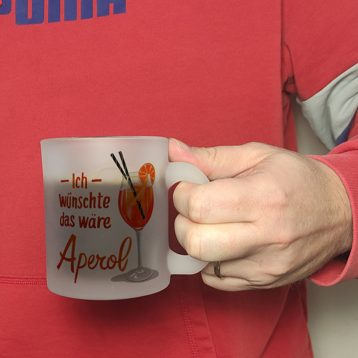 Ich wünschte das wäre Aperol Kaffeebecher