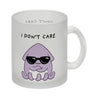 Jelly & Friends Tintenfisch Kaffeebecher mit Spruch I don‘t care